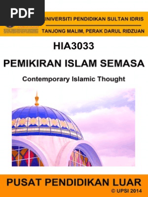 20140320110357modul Pemikiran Islam Semasa Edited By Samsuddin Pdf