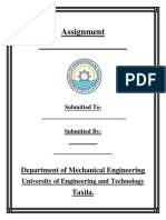 Assignments Title Page