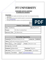 Joining Report of Coperate Internship