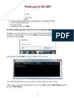 L1 - Primii Pasi in CSharp