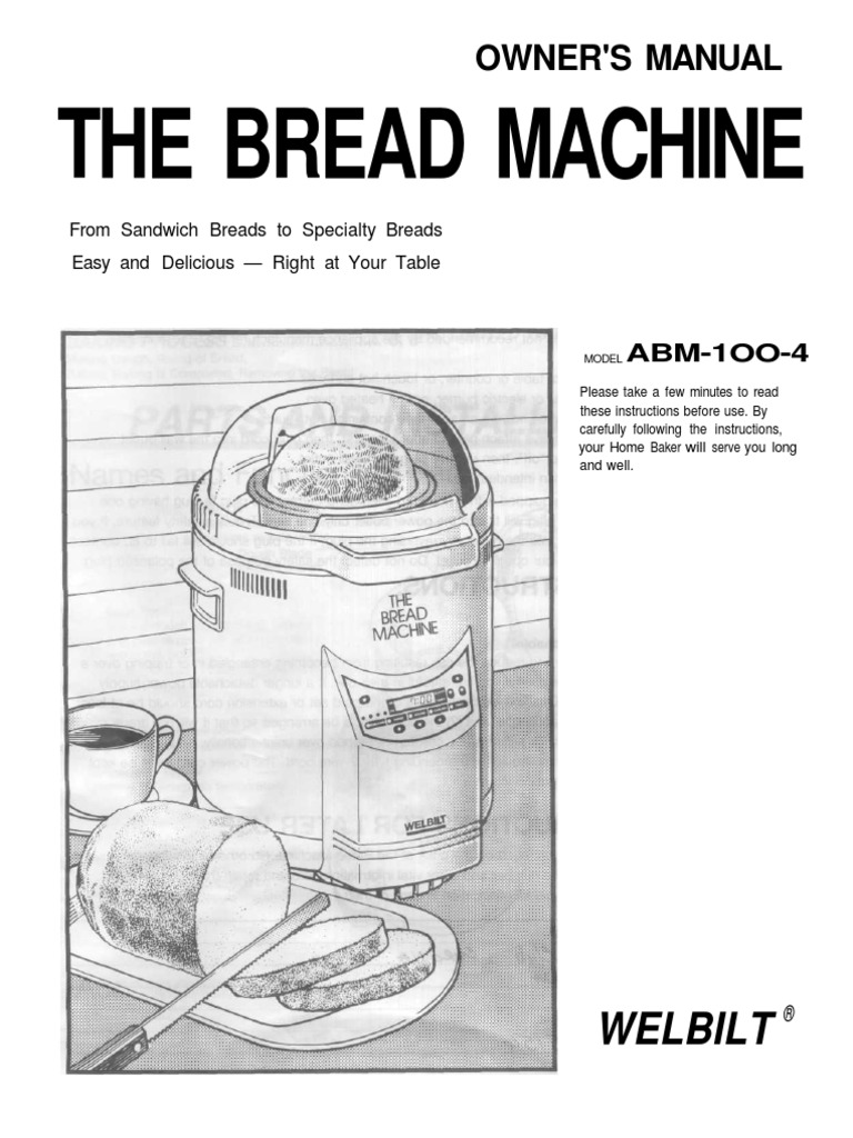 Welbilt ABM-100 Bread Machine w/ Timer 