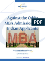 Against The Odds Indian MBA Report