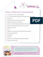 Checklist Persiapan Persalinan