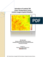 Estimation of Landsat TM Surface Temperature Using ERDAS Imagine Spatial Modeler