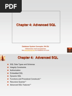 Chapter 4 Advanced SQL