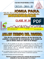 Clase 04 ECONOMIA PARA ING 2014 II PDF