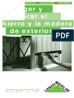 Proteger y Decorar El Hierro y Madera de Exterior PDF