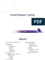 Overview of Ansoft Designer GUI Using Interface