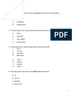 Soalan Peperiksaan Akhir Tahun KT Tahun 6