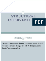 Structural Interventions