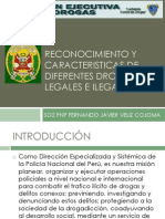 Reconocimiento y Caracteristicas de Diferentes Drogas Legales e