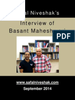 Basant Maheshwari Interview Sept. 2014