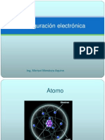 Configuración electrónica átomos