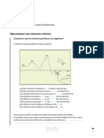 Operaciones Con Números Enteros PDF