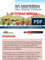 Importancia de la actividad minera en el Perú: fuentes de divisas e ingresos fiscales