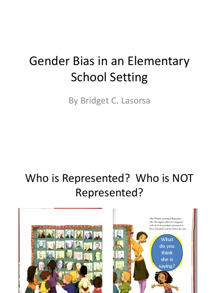 Gender Bias Powerpoint1 PDF Gender Role Stereotypes