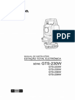 Estação Total Topcon GTS-230W PT PDF