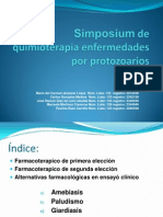 Simposium de quimioterapia enfermedades por protozoarios.ppt