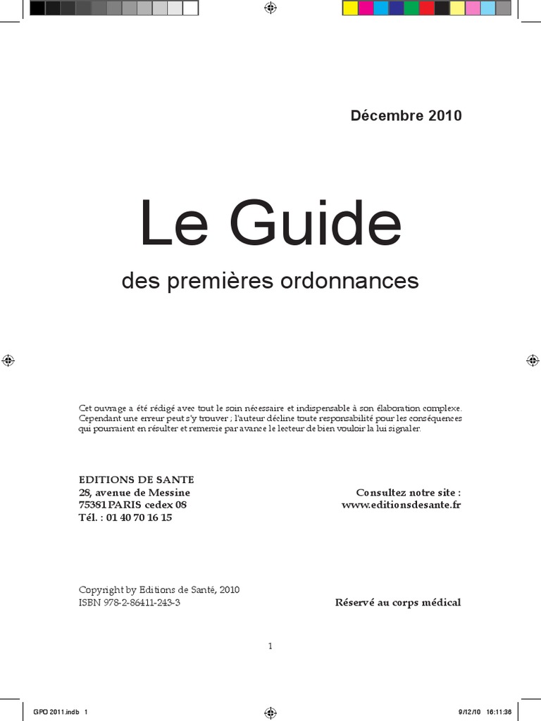 Gpo 2011 PDF | PDF | Spécialités médicales | Médecine clinique