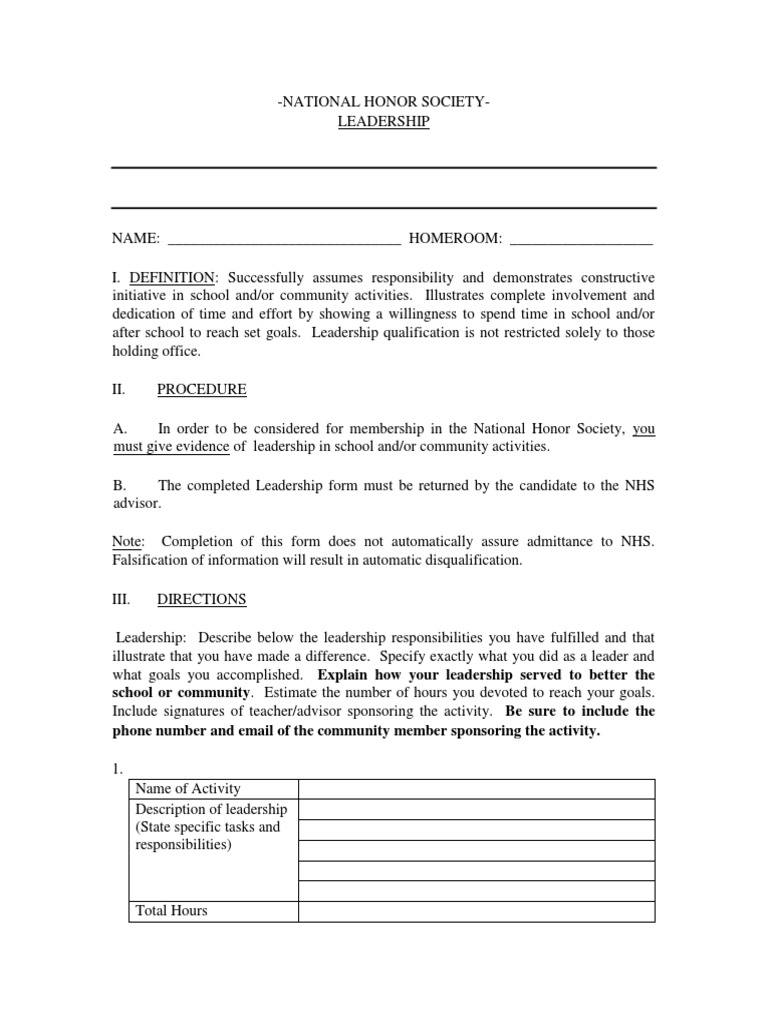 NHS Application Leadership | PDF | Leadership | Business