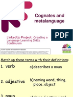 1 05 Cognates and Metalanguage