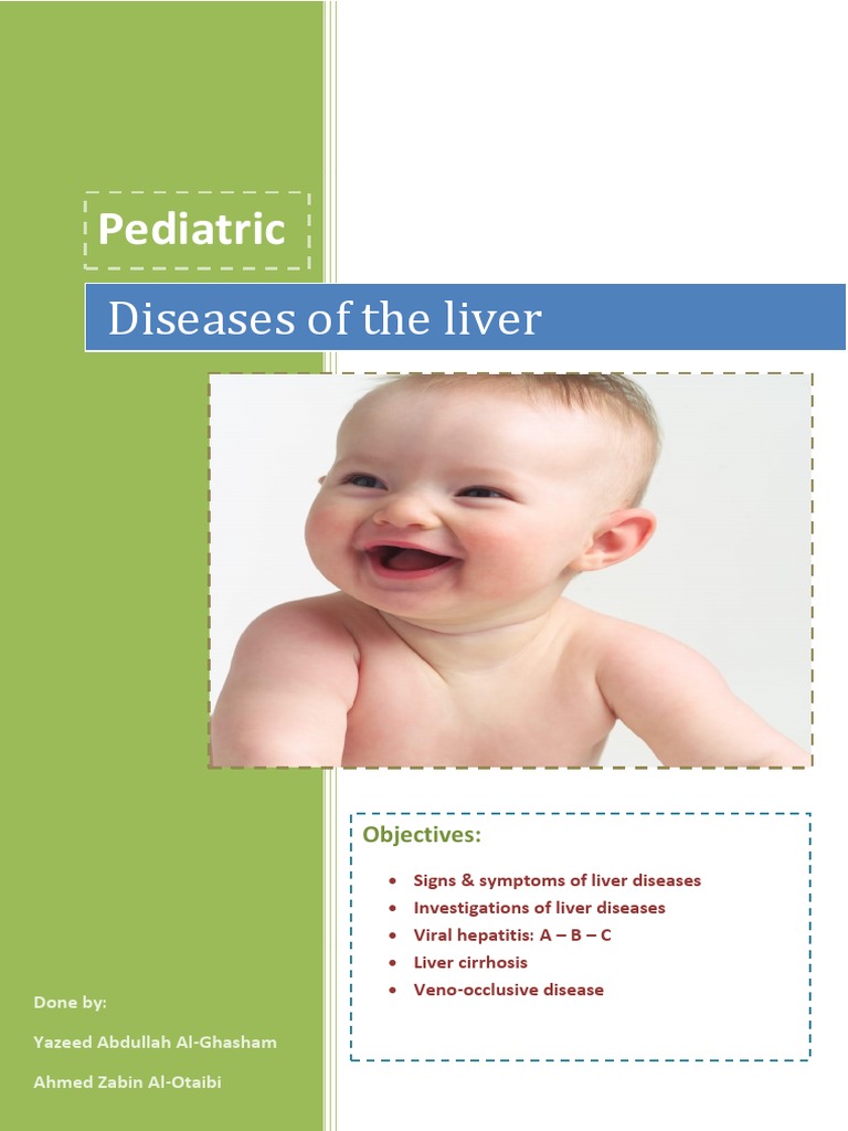 Pediatric Liver Disease Overview | PDF | Medical Specialties | Clinical ...