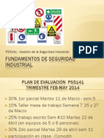 PS5141 Tema 1 Fundamentos de Seguridad Industrial PDF