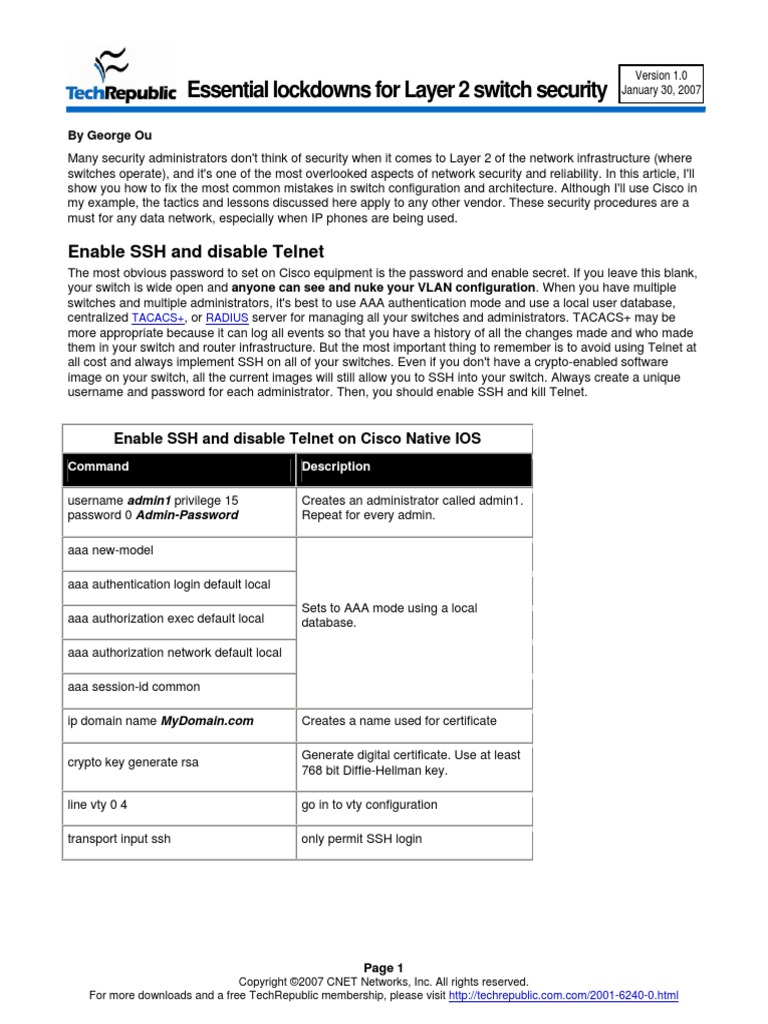 Secure Switch | PDF | Network Switch | Computer Network