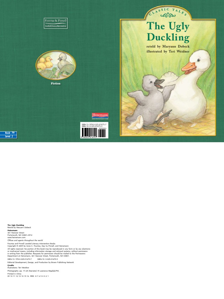 The Ugly Duckling PDF PDF Duck The Ugly Duckling