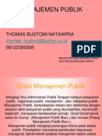 MANAJEMEN PUBLIK