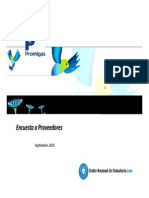 Estudio de Percepción Provedores PDF