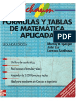 PARTE A - Formulas Y TABLAS DE SHAUM-SPIEGUEL PDF