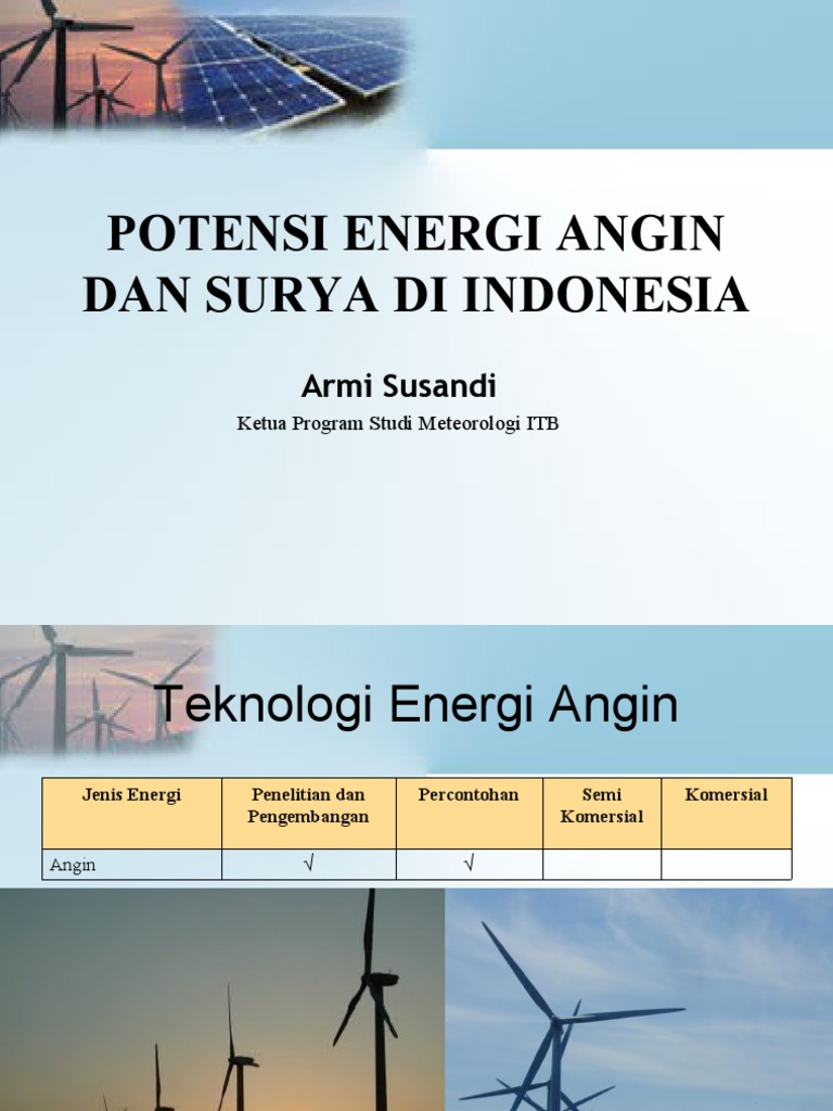 Desa Bendasari Mengembangkan Potensi Energi Angin dan Air
