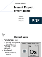 My Element Project - 7th1