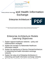 09- Networking and Health Information Exchange- Unit 8- Enterprise Architecture Models