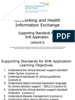 09- Networking and Health Information Exchange- Unit 7- Supporting Standards for EHS Application- Lecture B