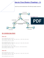 OSPF Configuration in Cisco Router