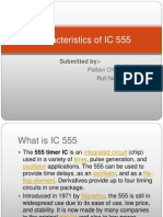Characteristics of IC 555