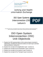 09- Networking and Health Information Exchange- Unit 1- ISO Open Systems Interconnection (OSI)- Lecture B