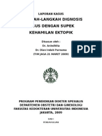 Langkah Diagnosis Kehamilan Ektopik Terganggu UI