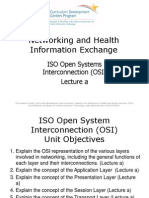 09 - Networking and Health Information Exchange - Unit 1-ISO Open Systems Interconnection (OSI) - Lecture A
