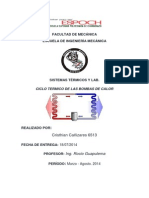 Ciclo de La Bomba de Calor PDF