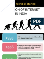 internet development in india