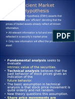 Efficient Market Hypothesis