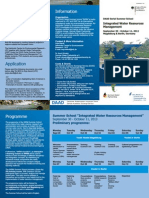 IWRM Summer School 2013 - Flyer PDF