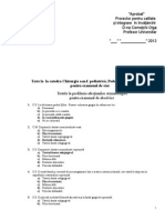 TesteChirurgia o.m.f. pediatrică, Pedodonţie şi Ortodonţie.doc