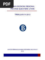 Download Kajian Ekonomi Regional Provinsi Sumatera Utara Triwulan IV-2013 by WismaAdistama SN244461642 doc pdf