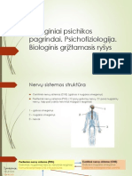 Biologiniai Psichikos Pagrindai - Paskaitos Skaidrės