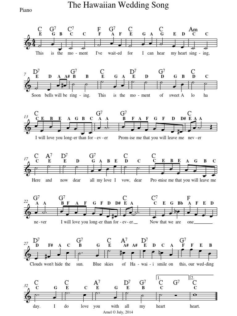 Hawaiian Wedding Song［カセット］ The Hawaiian Wedding Song - James Bishop-Edwards