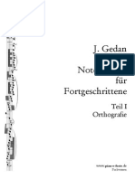 Notenschrift Für Fortgeschrittene